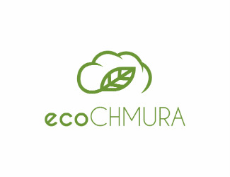 Projekt graficzny logo dla firmy online eco chmura